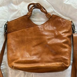 Elegant Tan Leather Women's Bag